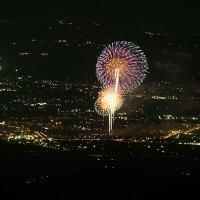 【自然】筑波山頂で花火を見よう！